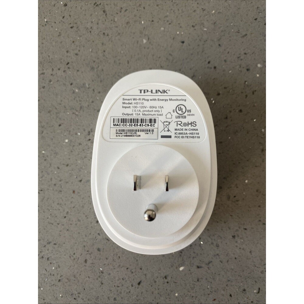TP-Link Smart WiFi Plug HS100 - Single - Tested - Picture 2 of 3